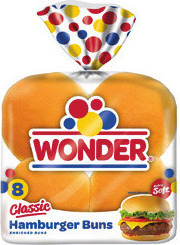 Wonder Hamburger Buns 15 oz., 8 ct., Hot Dog Buns 13 oz., 8 ct., or Bread 20 oz.