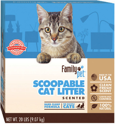 Family Pet Scoopable Cat Litter