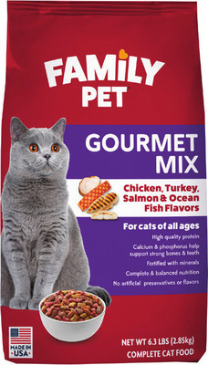Family Pet Gourmet Mix Dry Cat Food