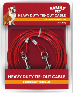 Family Pet Tie-Out Cable