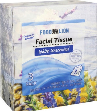 Food Lion Facial Tissue