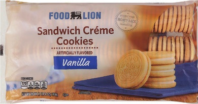 FOOD LION SANDWICH CRÉME COOKIES