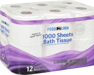 Food Lion 1-Ply Bath Tissue