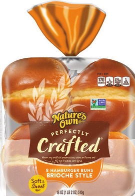 NATURE'S OWN BRIOCHE BUNS