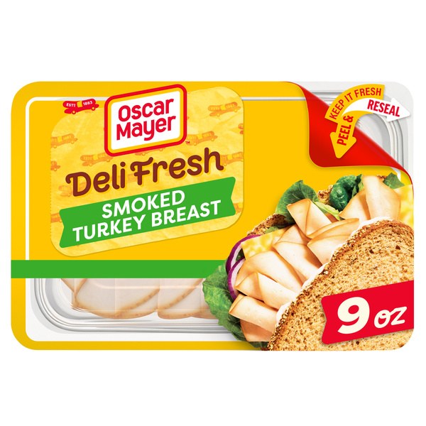 Oscar Mayer Deli Fresh Honey Smoked Turkey Breast, 9 oz Pack | 2 for $7.00