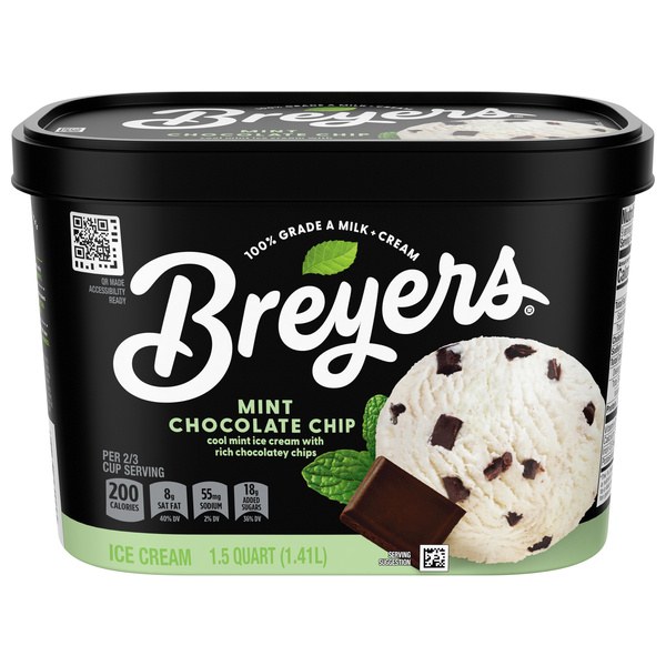 Breyers Mint Chocolate Chip Ice Cream | $5.99 - Buy 1, Get 1 Free