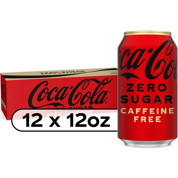 Coca-Cola Zero Sugar Caffeine-Free Soda Soft Drink Fridge Pack Cans | $9.99 - $5.99