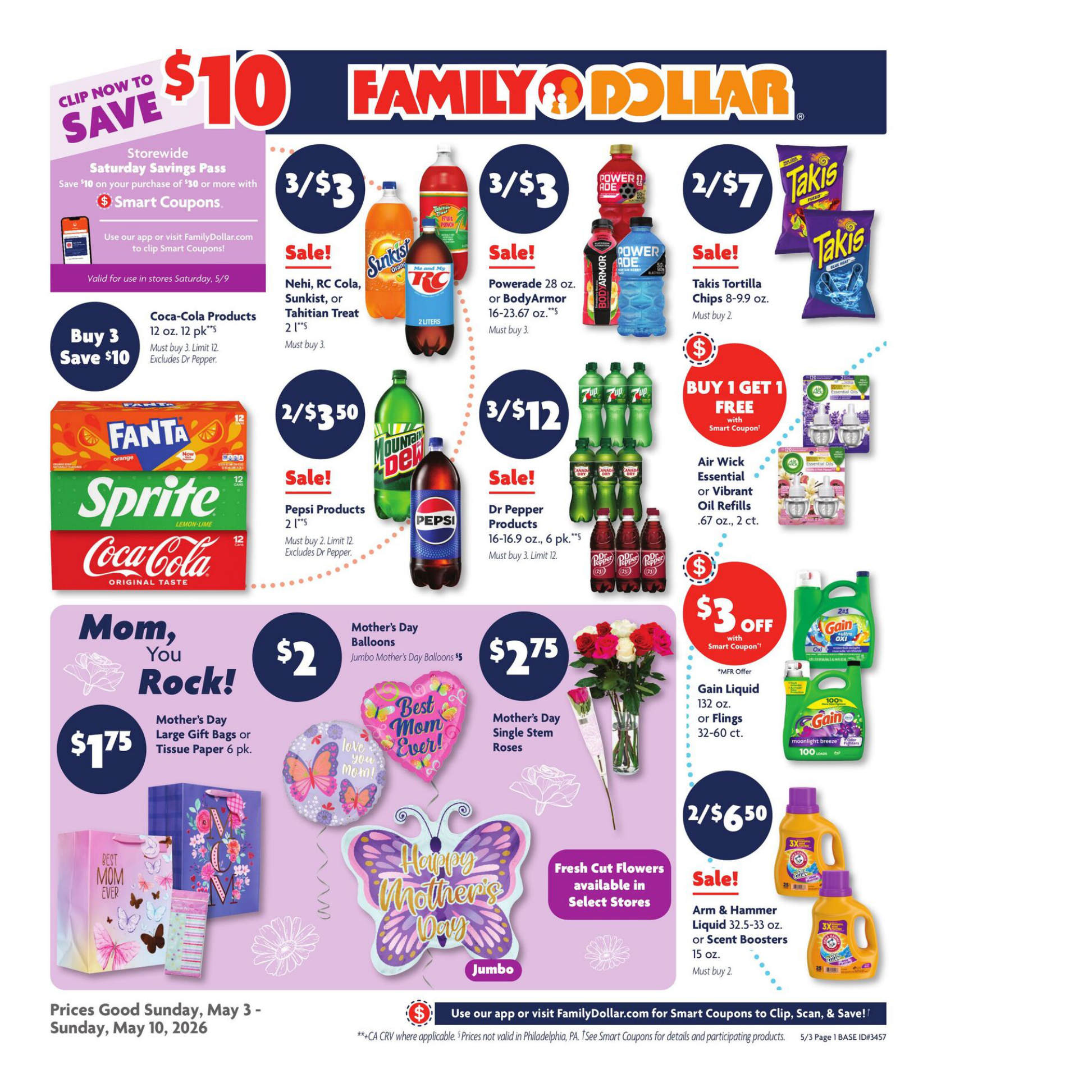 Family Dollar Weekly Ad Page 1