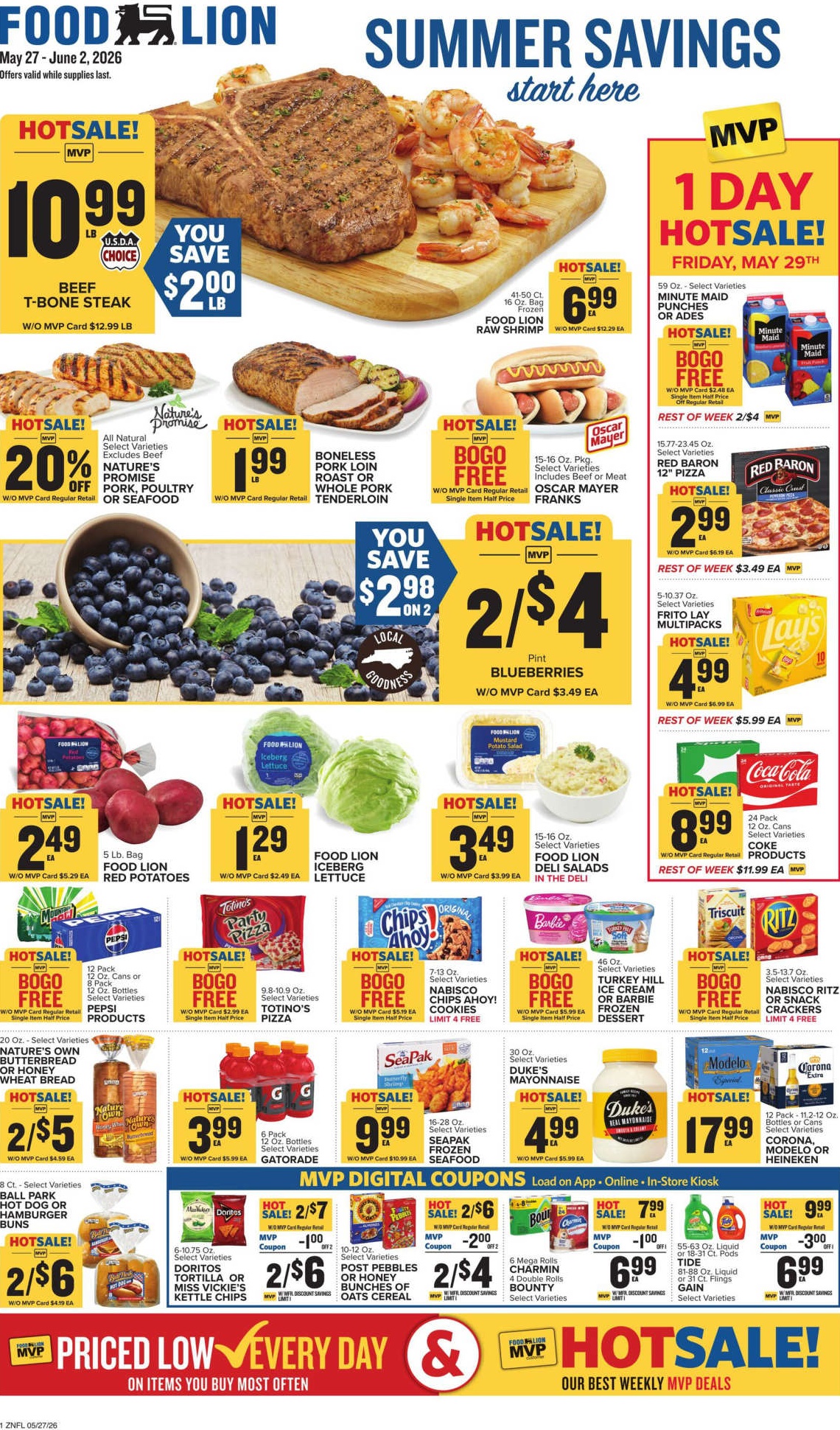 Food Lion Weekly Ad Page 1