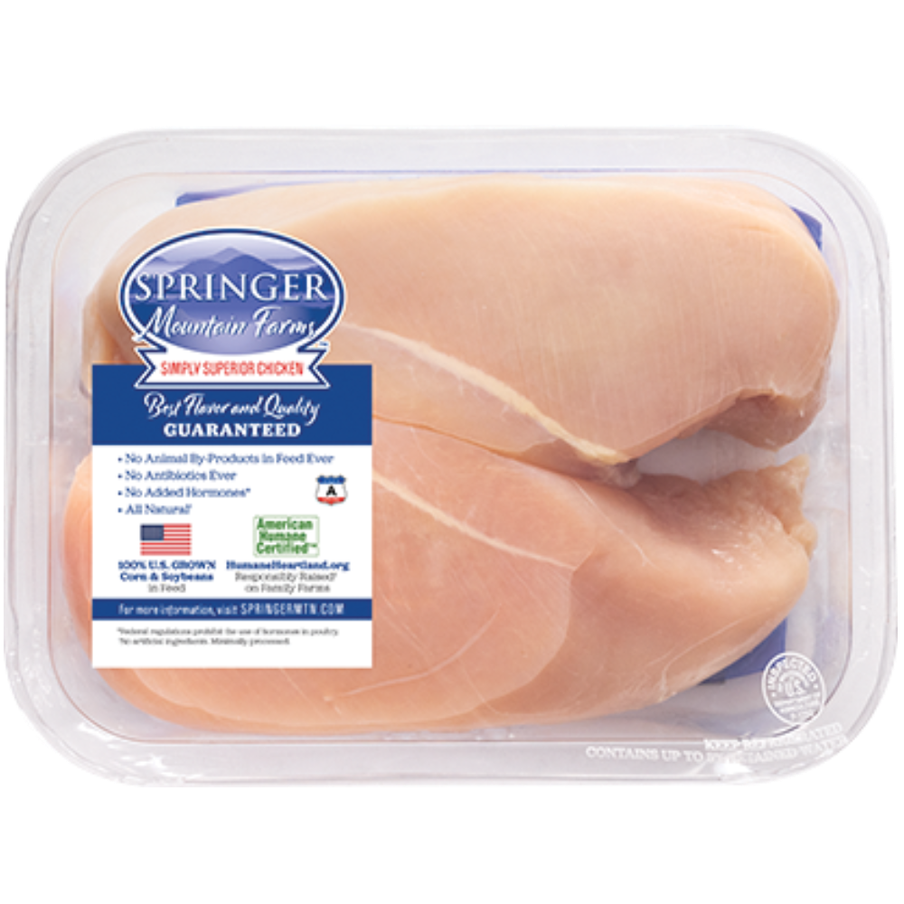 Fresh Springer Mountain Farms Boneless Chicken Breasts
