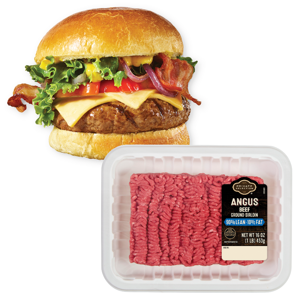 Private Selection Angus 90% Lean Ground Sirloin