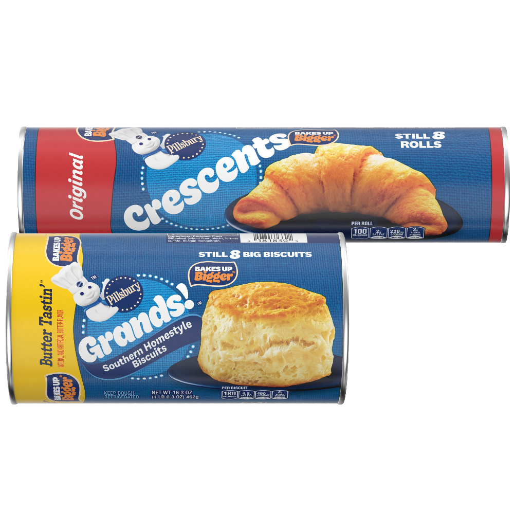 Pillsbury Grands Biscuits, Crescents or Cinnamon Rolls