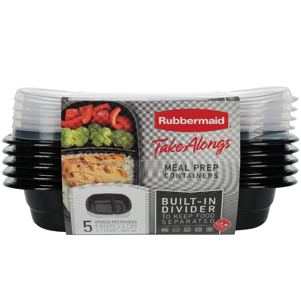Rubbermaid TakeAlongs Meal Prep Containers
