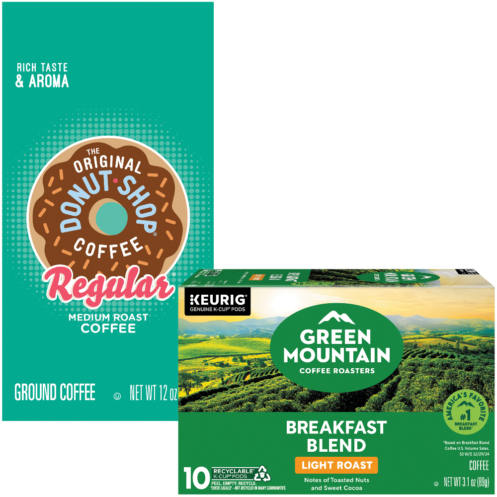 Green Mountain or McCafé K-Cups