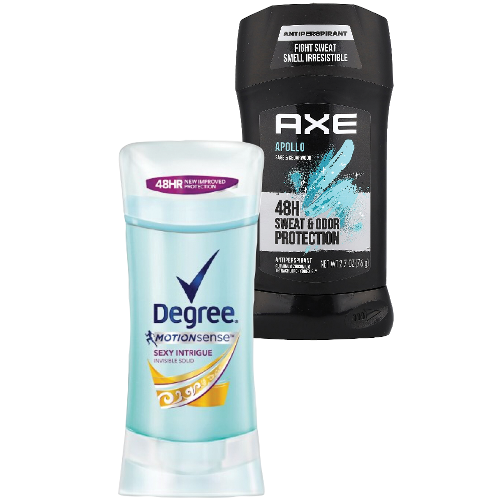 Degree or Axe Deodorant