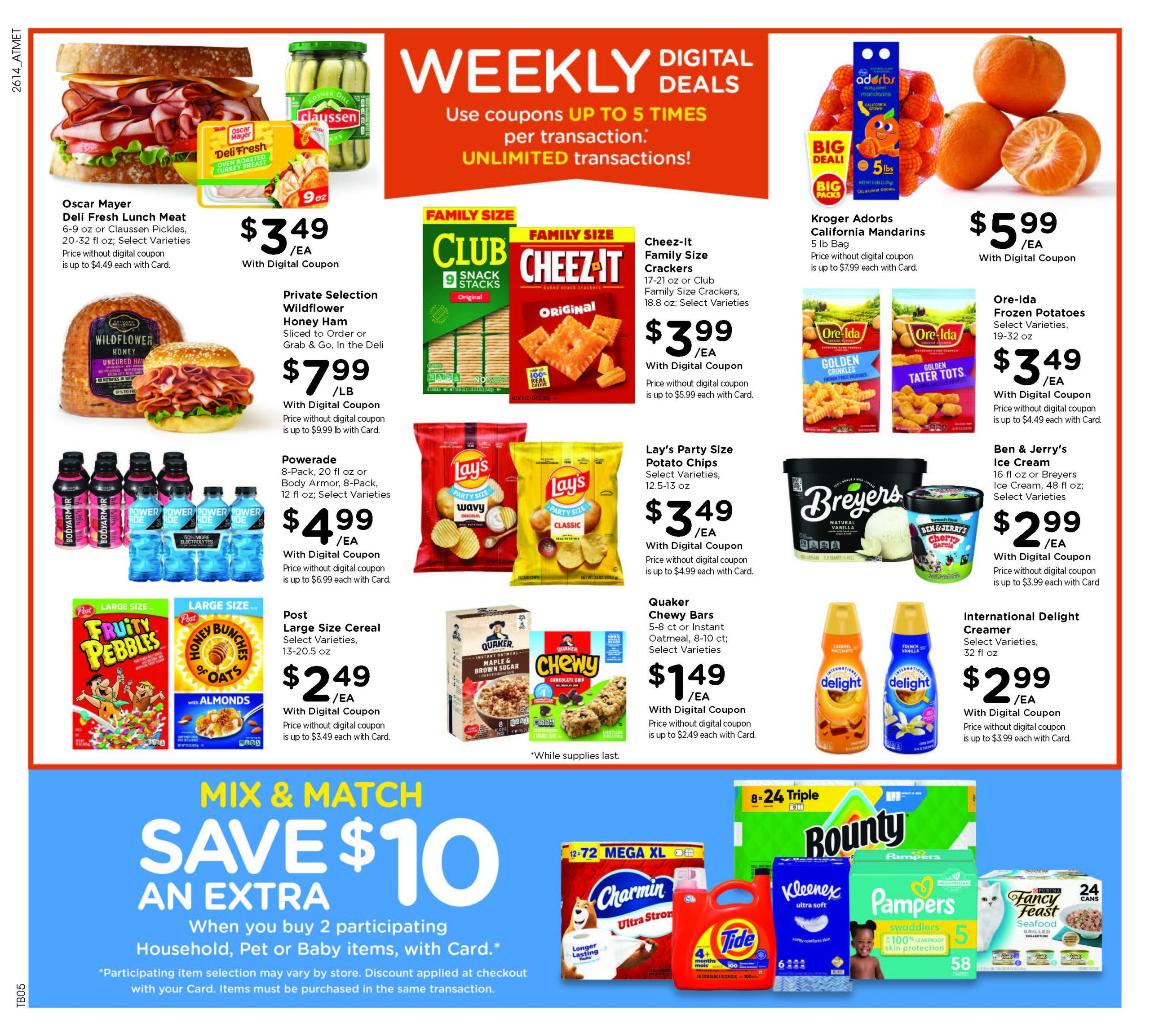 Kroger Weekly Ad Page 999999
