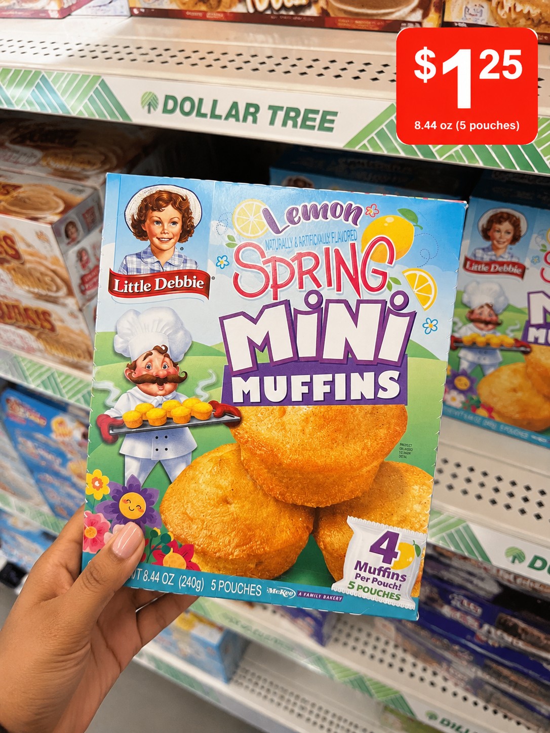 Little Debbie Lemon Spring Mini Muffins