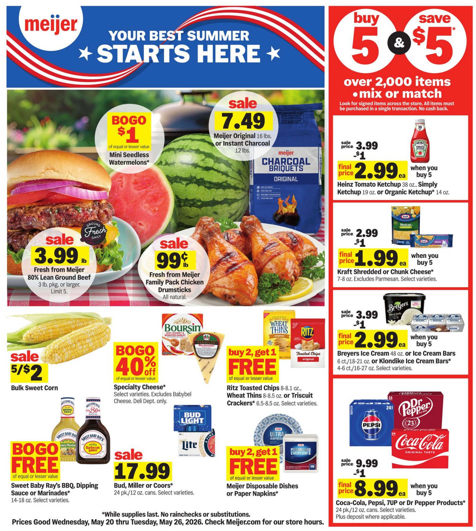 Meijer Weekly Ad Page 1