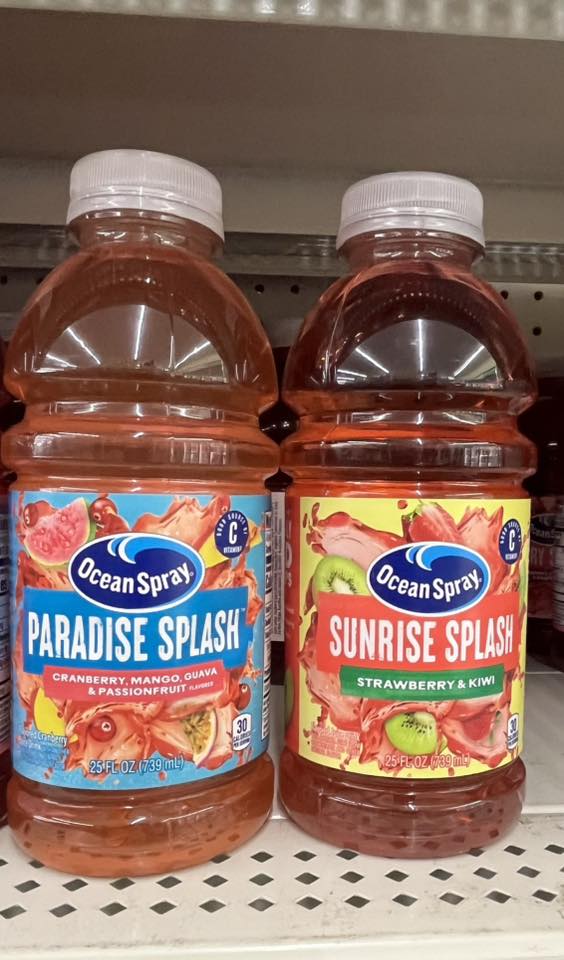 Ocean Spray Paradise Splash Cranberry, Mango, Guava & Passionfruit