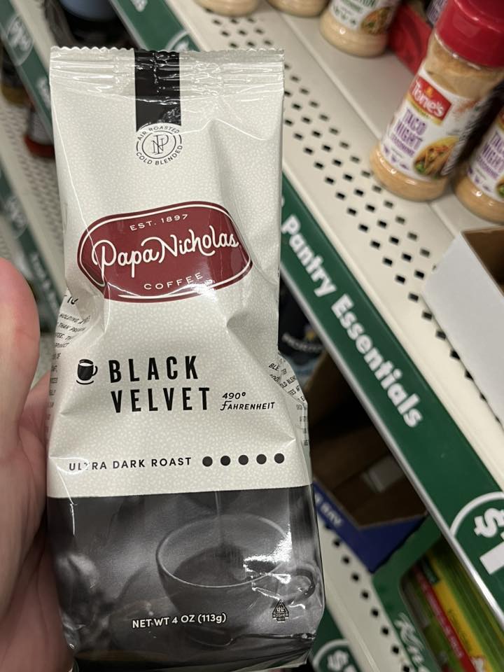 Papa Nicholas COFFEE BLACK VELVET ULTRA DARK ROAST