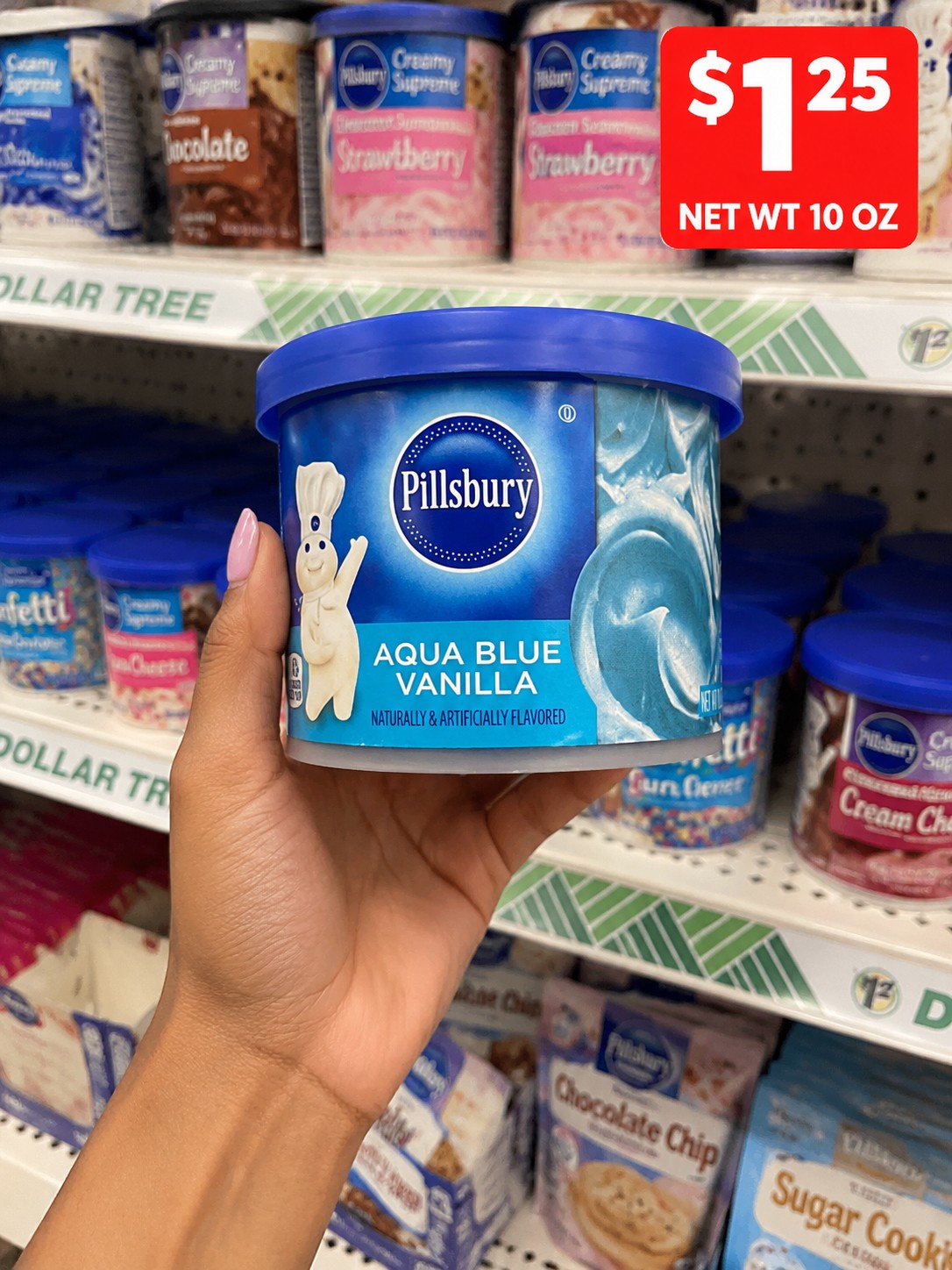 Pillsbury AQUA BLUE VANILLA