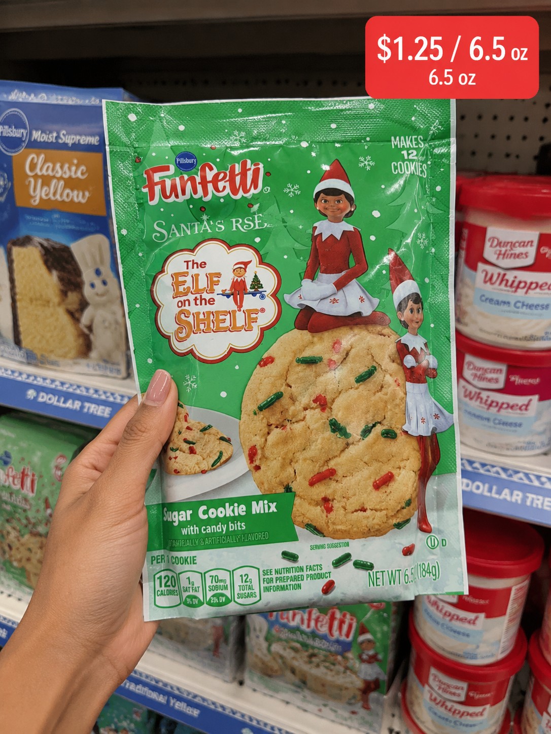Pillsbury Funfetti Santa's Sugar Cookie Mix