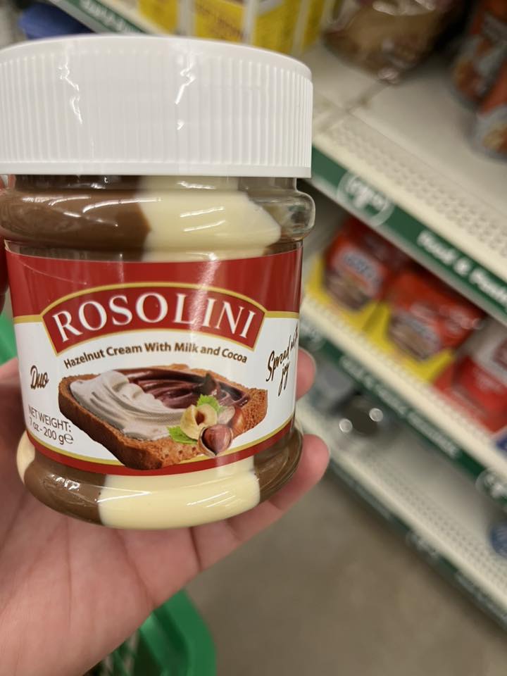 ROSOLINI Duo Hazelnut Cream With Milk and Cocoa