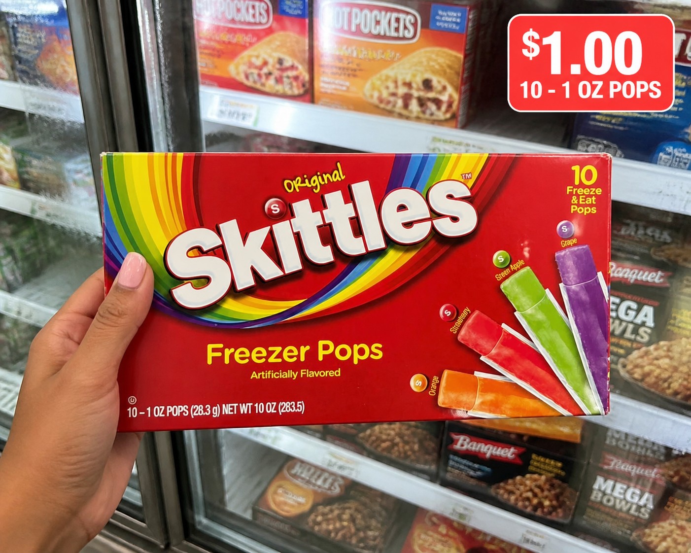 Original Skittles Freezer Pops