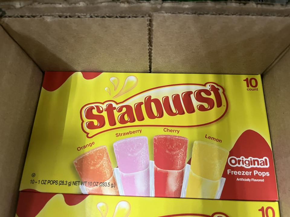 Starburst Original Freezer Pops
