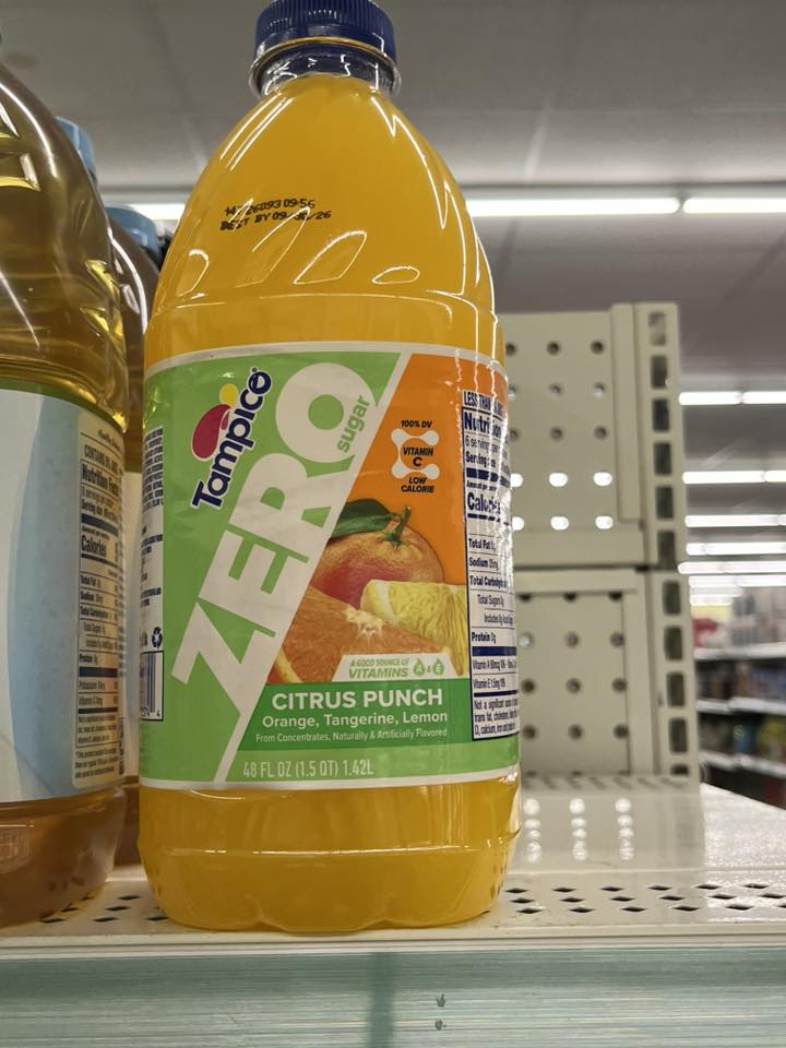 Tampico ZERO sugar Citrus Punch Orange, Tangerine, Lemon
