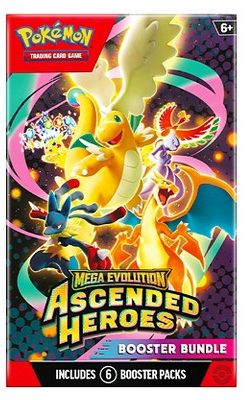 Pokémon Mega Evolution Ascended Heroes booster set