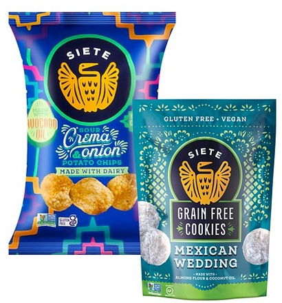 Select Siete cookies & kettle cooked chips