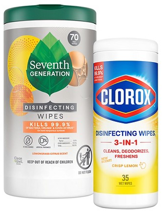Cleaning wipes