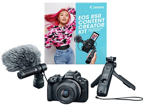 Canon - EOS R50 4K Video Mirrorless Camera