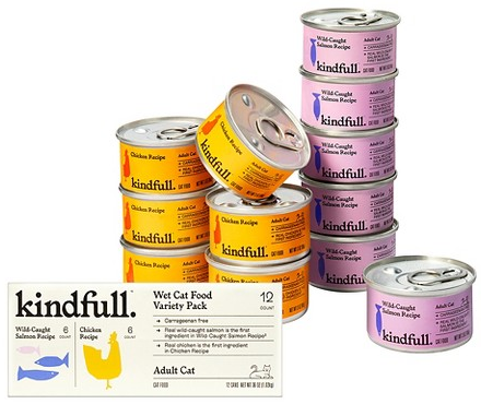 Kindfull 12-ct. variety pack wet cat food