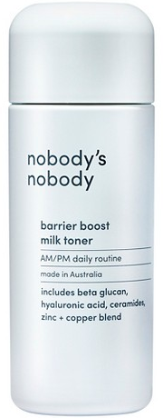 nobody’s nobody 4.73-oz. barrier boost milk toner