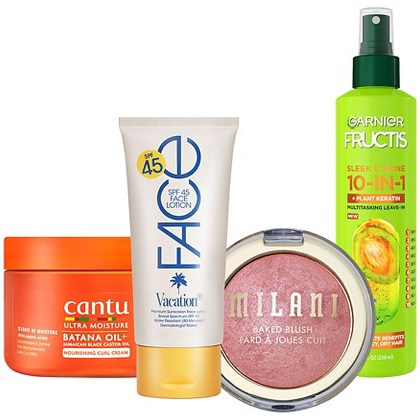 Select beauty products