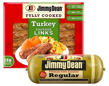 Select Jimmy Dean sausage links or rolls