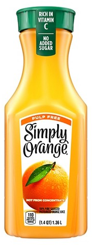 Simply 46-oz. orange juice