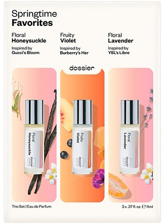 Dossier trio fragrance gift set