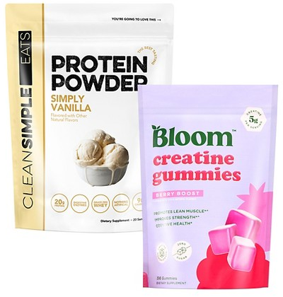 Select nutrition from Clean Simple Eats, Vital Proteins and Bloom nutrition