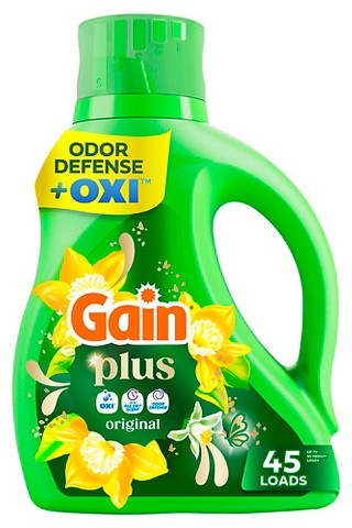 Gain Plus 60-oz. liquid laundry detergent