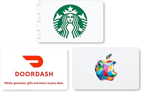 Entertainment gift cards