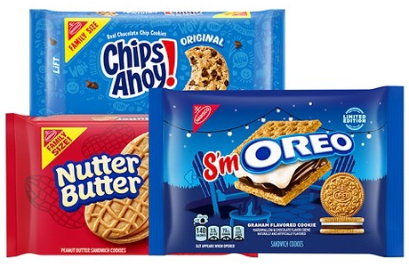 Select Oreo, Nutter Butter & Chips Ahoy! family-size cookies