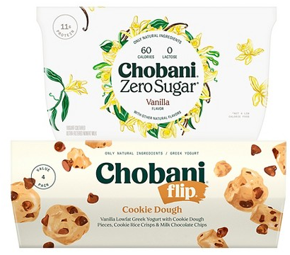 Select Chobani Flip & Zero Sugar 4-ct. Greek yogurt