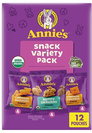 Select Annie’s snack packs