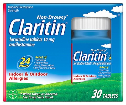 Claritin 30-ct. 24-hour allergy relief tablets