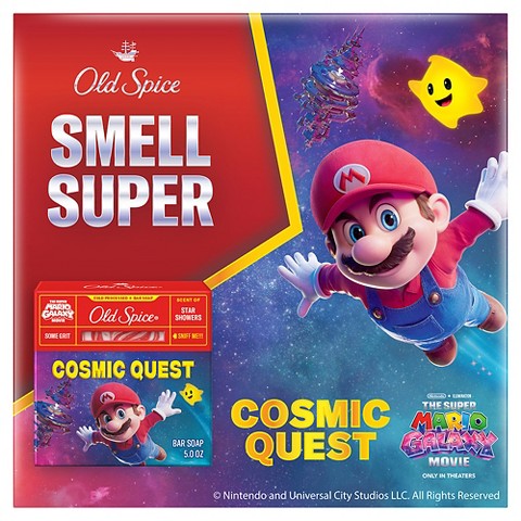 Old Spice The Super Mario Galaxy Movie Cosmic Quest 5-oz. bar soap