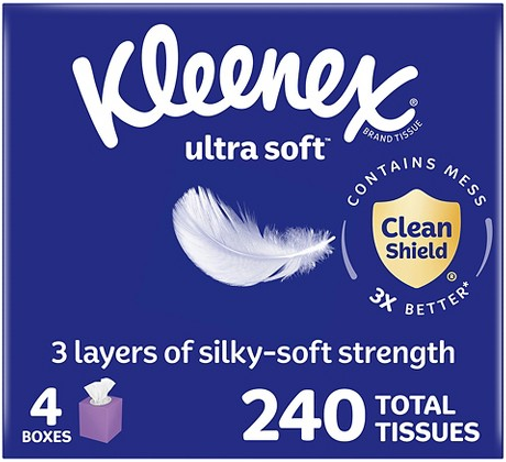 Kleenex 4-pk. facial tissue