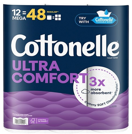 Cottonelle 12-pk. mega-roll toilet paper